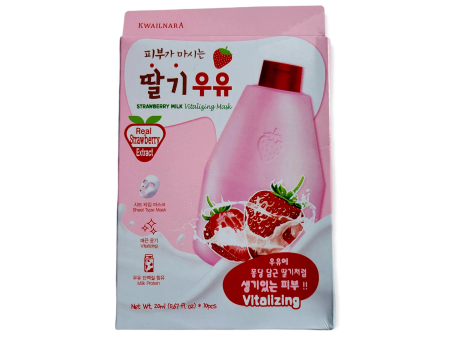 Kwailnara Strawberry Milk Vitalizing Mask For Cheap