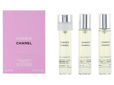 Cofanetto Profumo Donna Chance Eau Fraiche Chanel (3 pcs) Chance Eau Fraiche Online now