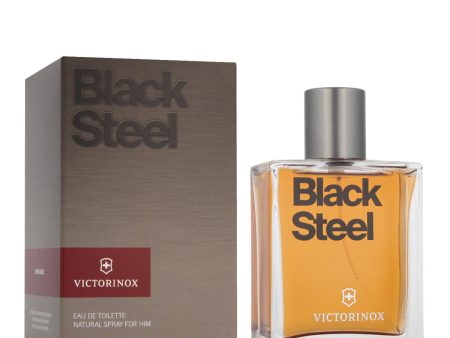 Profumo Uomo Victorinox EDT Black Steel 100 ml on Sale