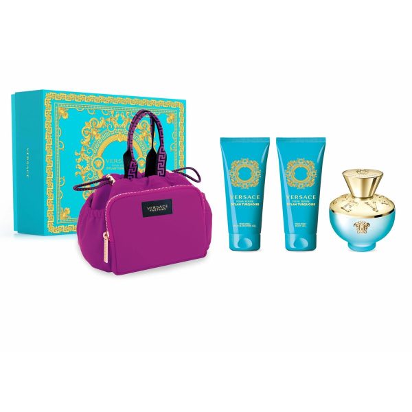 Cofanetto Profumo Donna Versace Pour Femme Dylan Turquoise EDT 4 Pezzi Online Sale