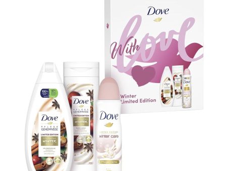 Set di igiene Dove Love Winter 3 Pezzi Online now