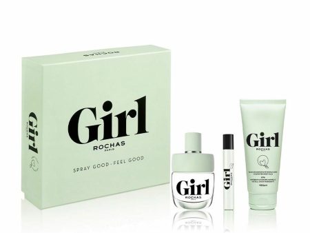 Cofanetto Profumo Donna Rochas Girl EDT 3 Pezzi Discount