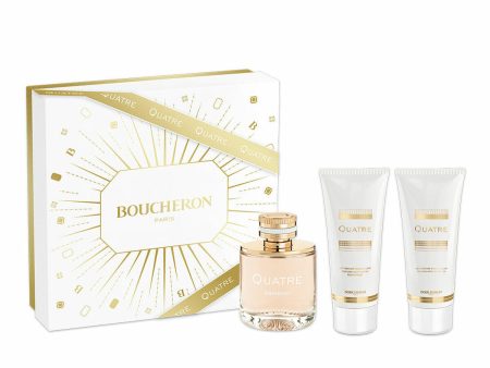 Cofanetto Profumo Donna Boucheron QUATRE POUR FEMME EDP 3 Pezzi Online