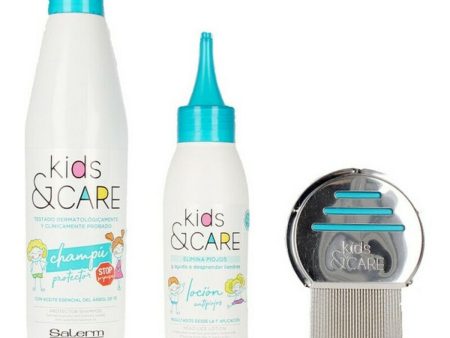 Set Prodotti per capelli da Bambino Kids & Care Salerm Contro i Pidocchi (3 pcs) on Sale