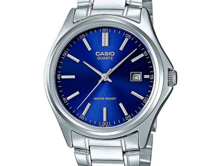 Orologio Uomo Casio DATE Argentato (Ø 40 mm) (Ø 39 mm) on Sale