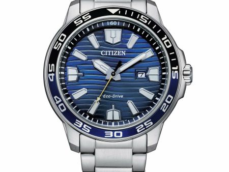 Orologio Uomo Citizen AW1525-81L Argentato Azzurro For Discount