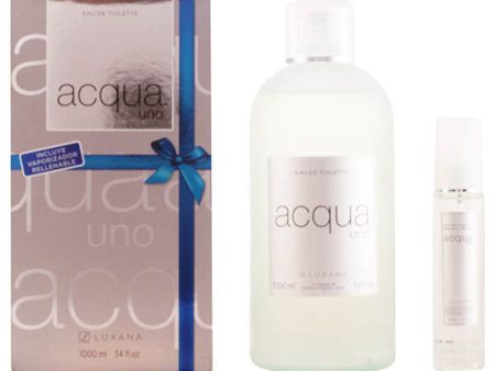 Cofanetto Profumo Donna Acqua Uno Luxana (2 pcs) on Sale